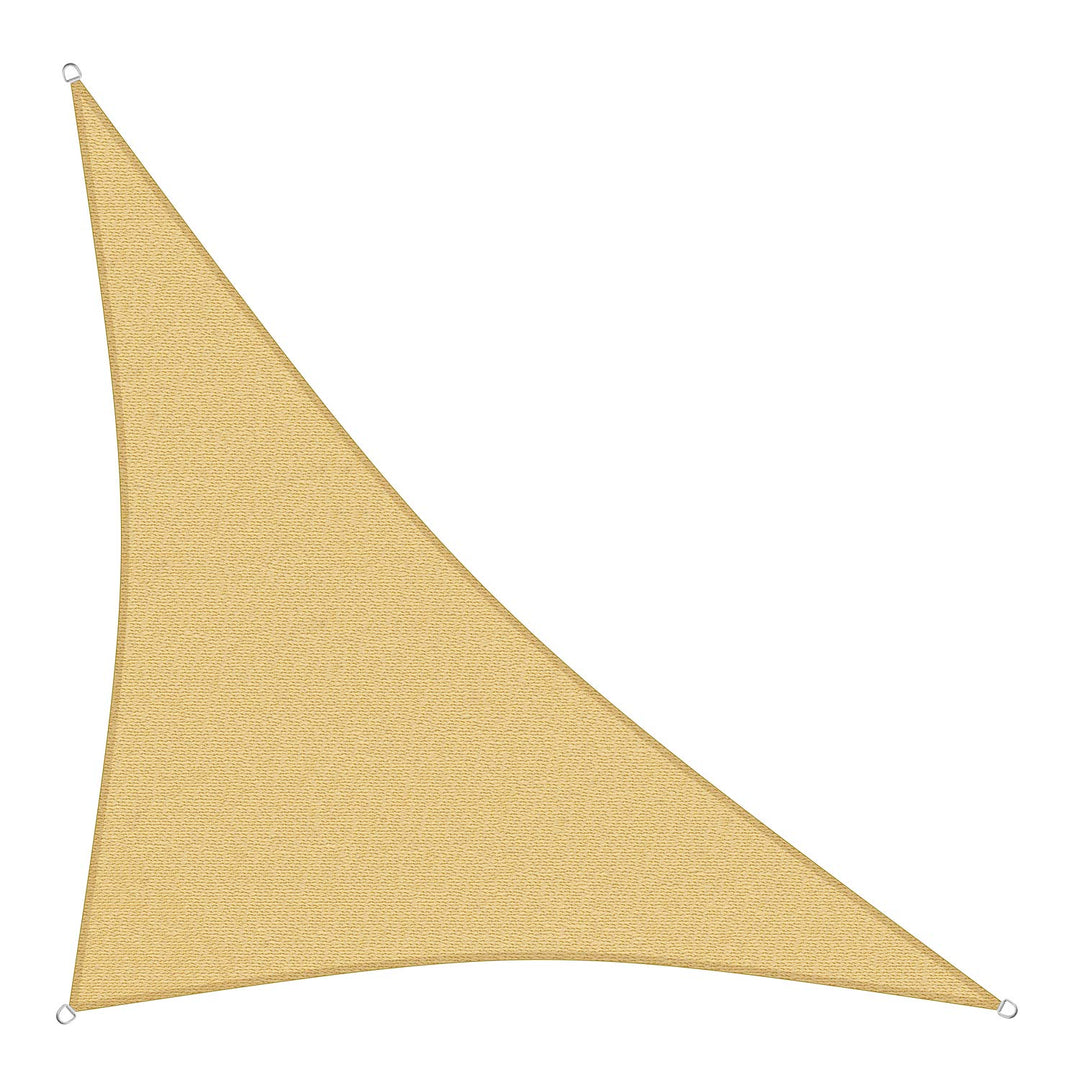 sunprotect 83290 Professional Sonnensegel, 5 x 5 x 7 m, 90° Grad Dreieck, Wind- & wasserdurchlässig,