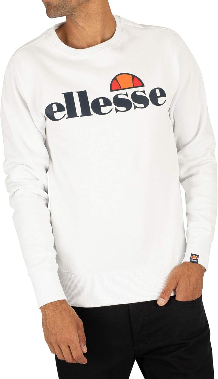 Ellesse Herren Sl Succiso Sweatshirt L Weiss, L Weiss