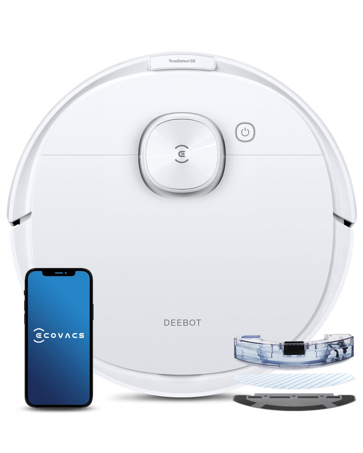 ECOVACS DEEBOT N8 PRO Saugroboter mit Wischfunktion, 2600Pa, 3D-Hinderniserkennung, Staubsauger Robo