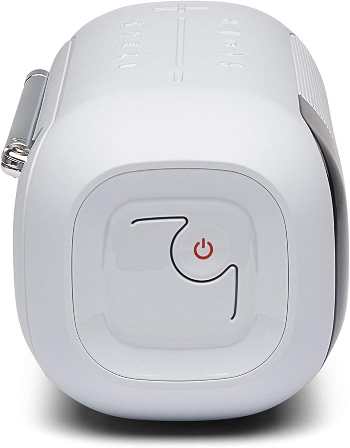 JBL Tuner 2 Radiorekorder in Weiss – Tragbarer Bluetooth Lautsprecher mit MP3, DAB+ und UKW Radio –