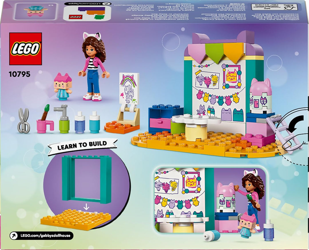 LEGO Gabby’s Dollhouse Crafting with Baby Box Toy for 4 Plus Year Old Kids, Girls &amp; Boys, Preschool