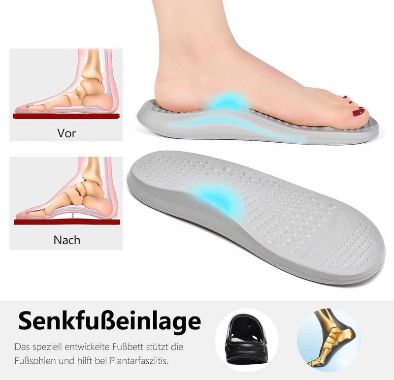 GULAKY Clogs & Pantoletten für Herren Gartenschuhe Orthopädische Schuhe Sandalen Damen Sommer Haussc