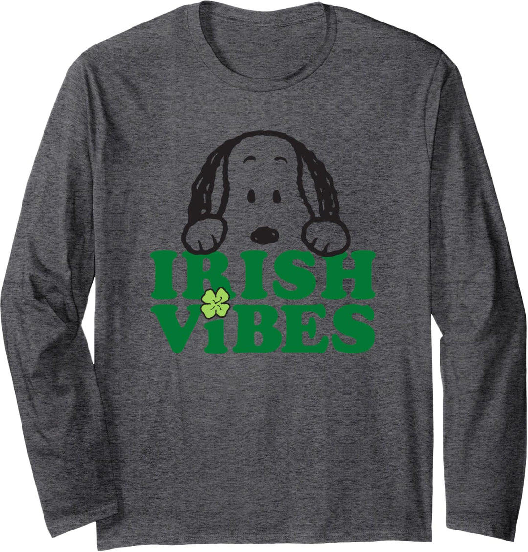 Peanuts St Patrick's Day Snoopy Irish Langarmshirt