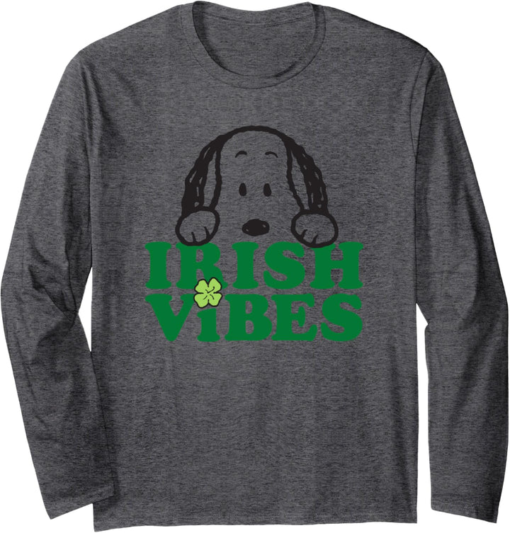 Peanuts St Patrick's Day Snoopy Irish Langarmshirt