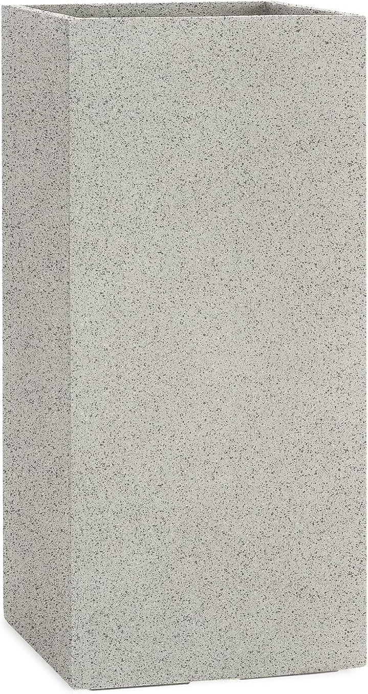Pflanzwerk® Pflanzkübel Tower Granit Grau 60x28x28cm *Frostbeständiger Blumenkübel* *UV-Schutz* *Qua