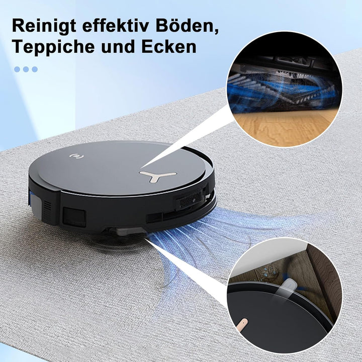 X8 PRO Omni Zubehör für Ecovacs Deebot X8 OMNI/X8 PRO OMNI, 21-Stücke Ersatzteile ：6 Staubbeutel, 4
