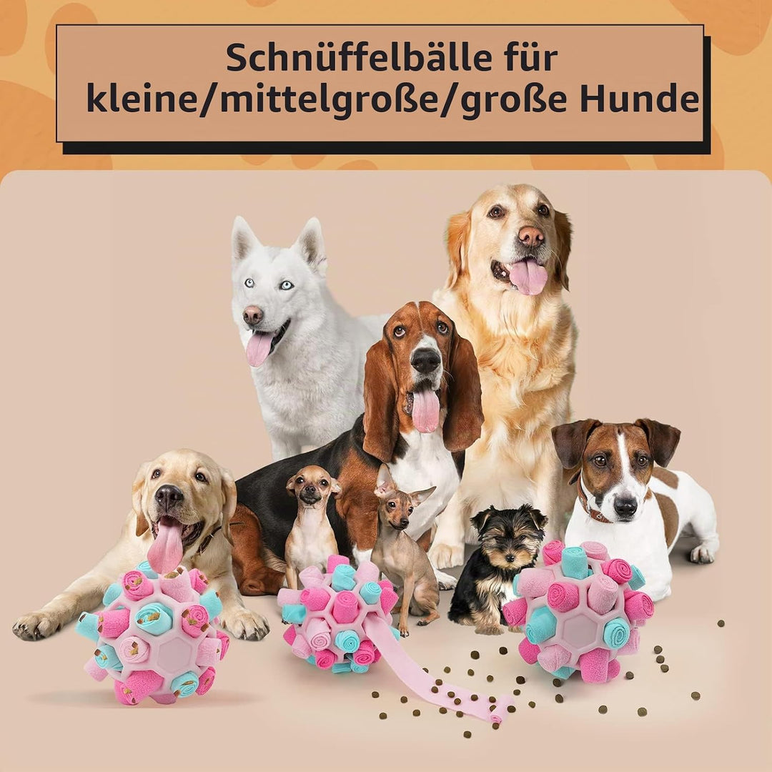 Schnüffelball für Hunde, Schnüffelteppich Schnüffelspielzeug Interaktive Hundespielzeug tragbarer Ha