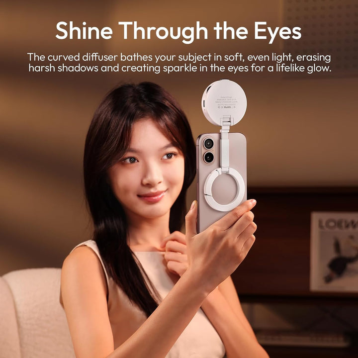 ULANZI ML05 MagLock Magnetisches Selfie-Licht (Weiss), Weiss