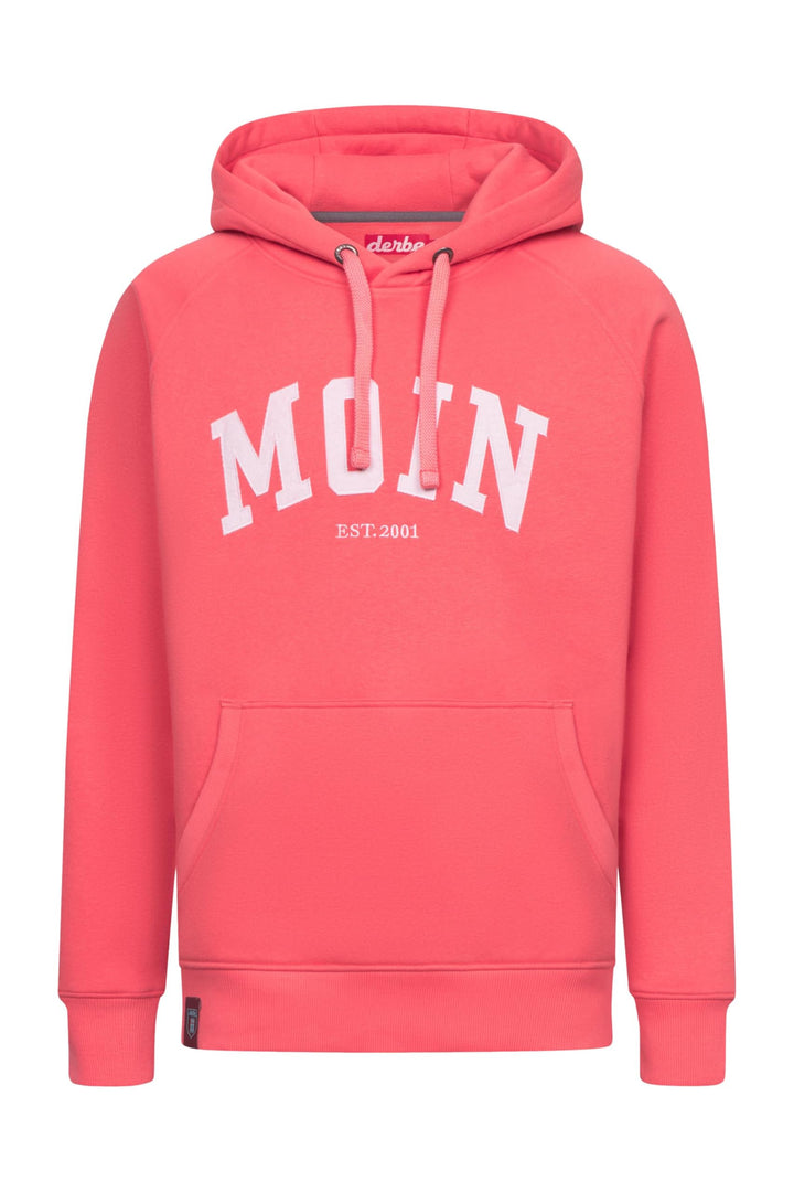 derbe Herren Hoodie Moin GOTS S Dubarry Pink, S Dubarry Pink
