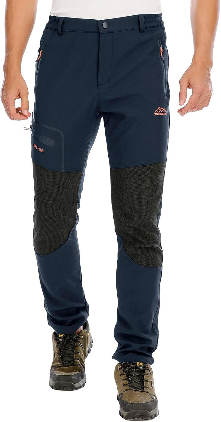 Herren Wanderhose Skihose Wasserdicht Softshellhose Winddicht Winter Outdoorhose Snowboardhose Warm