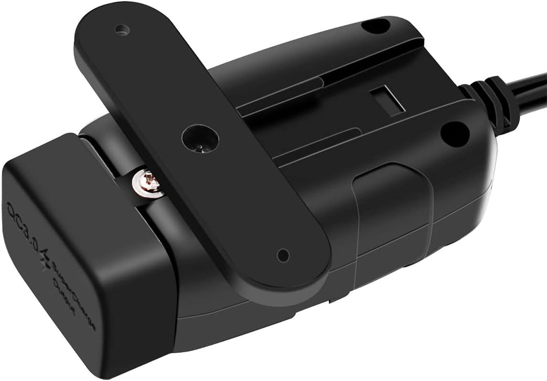 Motorrad USB Steckdose Wasserdicht mit Voltmeter und Schalter Auto Ladegerät für Motorrad SUV DC12V
