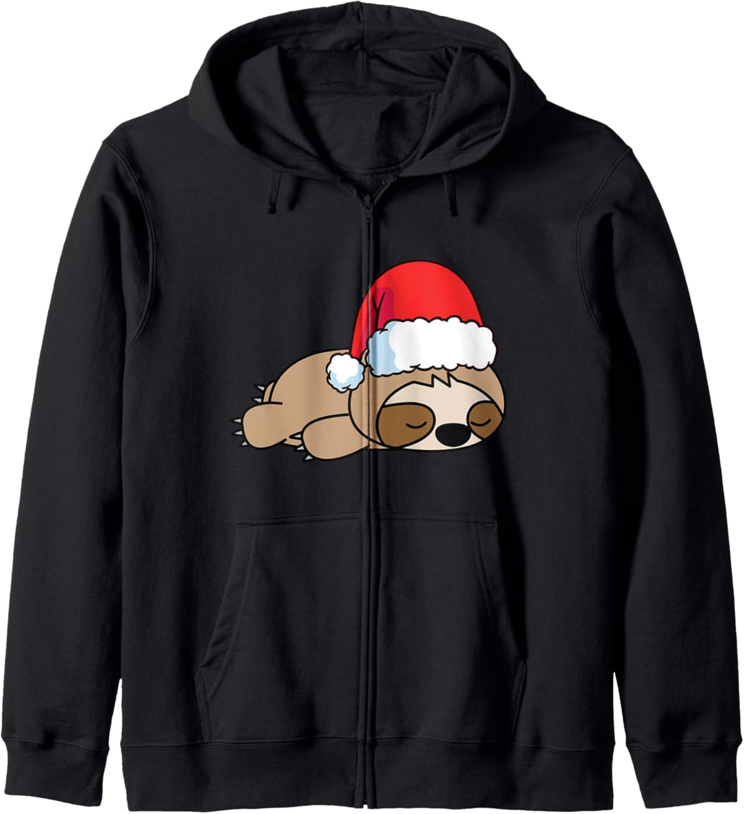 Lustig süsses Baby Faules Weihnachts faultier Schlafen Kapuzenjacke
