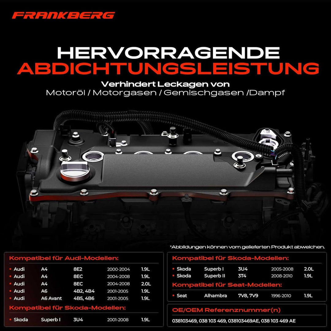 Ventildeckel Zylinderkopfhaube für A4 A6 P-a-s-s-a-t S-h-a-r-a-n Transporter V 1995-2017 038103469AE