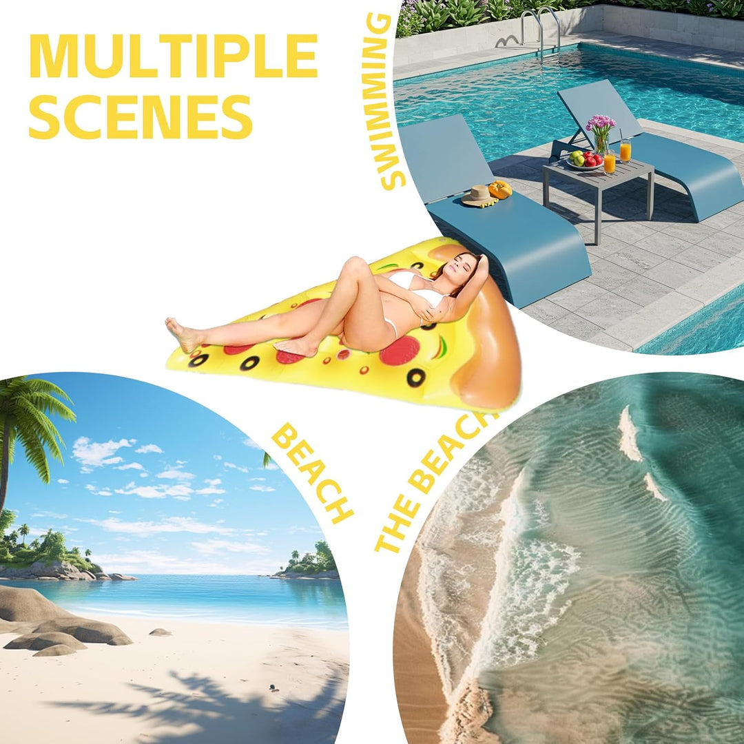 ACTOYS Luftmatratze Wasser Erwachsene Kinder, Luftmatratze Pool Aufblasbare, Aufblasbare Schwimmbett