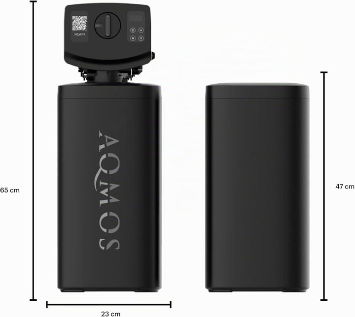 AQMOS FLEX-40 Wasserenthärtungsanlage mit Anschlussset 1" und Montageblock 1" Entkalkungsanlage für