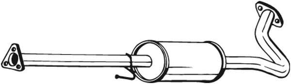 Bosal 278-127 Mittelschalldämpfer