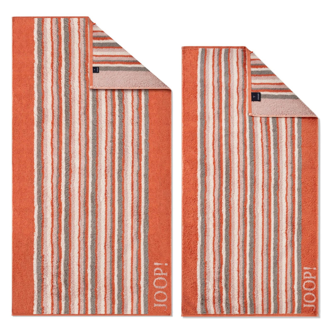 JOOP! Duschtuch Move Stripes 1692 | 33 apricot - 80 x 150 Duschtuch 80x150 cm, Duschtuch 80x150 cm
