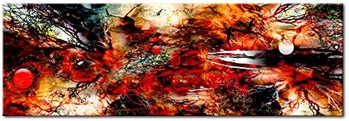 murando Acrylglasbild Abstrakt 120x40 cm 1 Teile Wandbild auf Acryl Glas Bilder Kunstdruck Moderne W