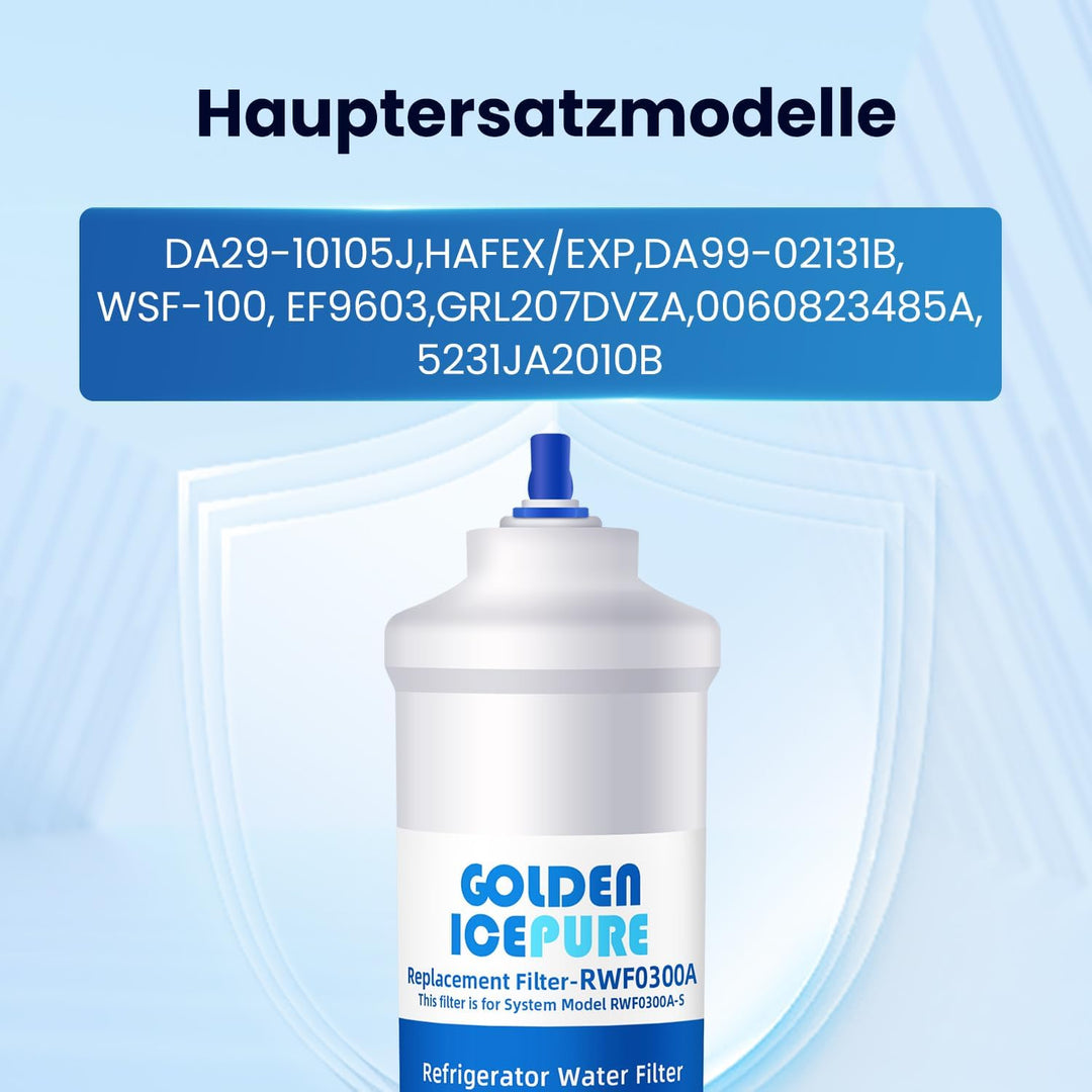 Wasserfilter Kühlschrank Ersatz für Samsung DA29-10105J DA29-10105J HAFEX/EXP, DA99-02131B, WSF-100,