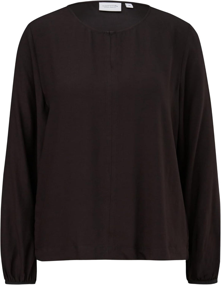 Comma Damen Bluse 34 0120 Weiss, 34 0120 Weiß