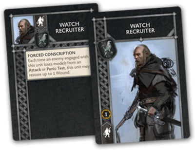 Cool Mini or Not - A Song of Ice and Fire: Night's Watch Conscripts Unit Expansion - Miniature Game