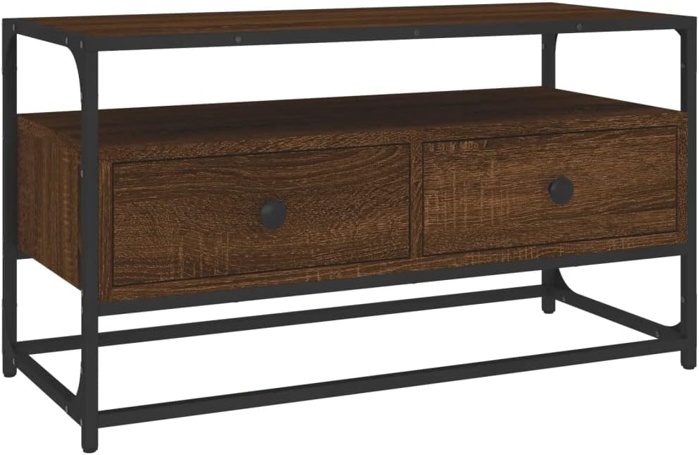 vidaXL TV Schrank, Fernsehschrank mit viel Stauraum, Lowboard für Fernseher Wohnzimmer, Fernsehtisch