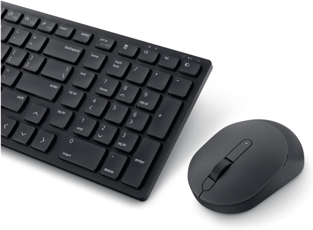Dell Pro Compact Silent Keyboard and Mouse - KM555 - Tastatur-und-Maus-Set - kabellos - 2.4 GHz, Blu