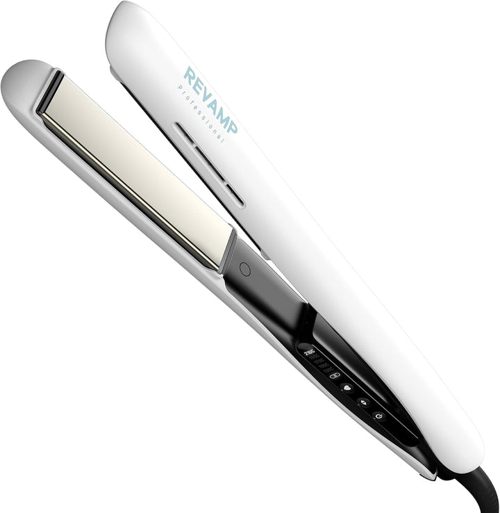 Revamp Progloss Ion Shine Keramik-Glätteisen mit Ionen-Technologie für jederzeit frizzfreie Ergebnis