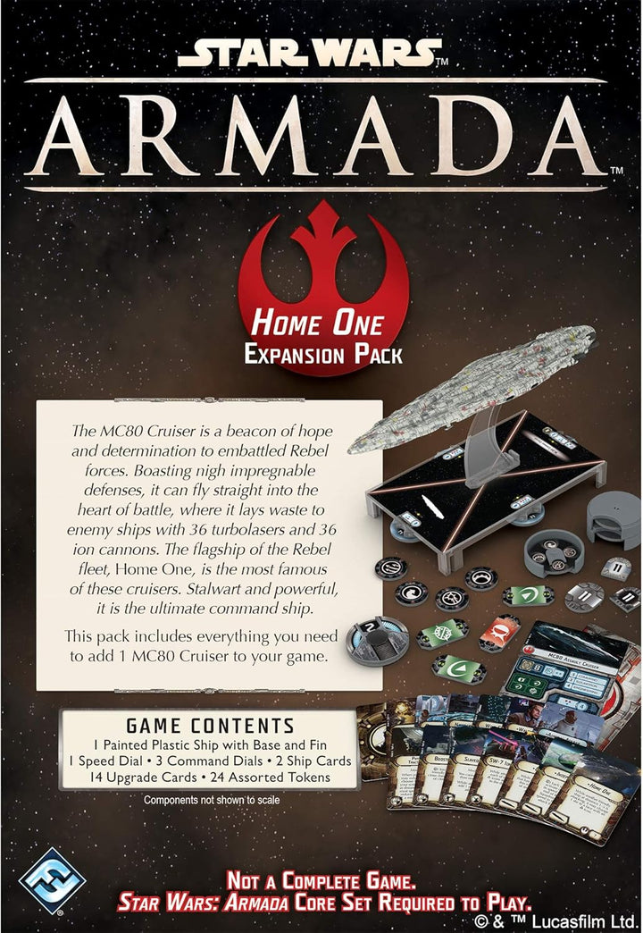 Star Wars Armada FFGSWM13 Tabletop, Einzelbett, Mehrfarbig, 4. Rebel Alliance 4. Rebel Alliance e) R