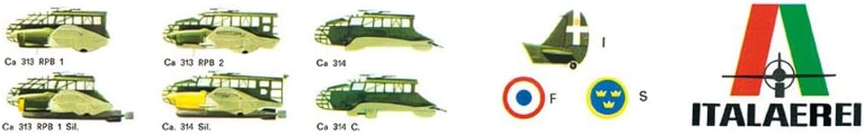 Italeri 0106 1:72 Caproni CA.313/314 Vintage - Bausatz, Standmodellbau, Basteln, Hobby, Kleben, Plas
