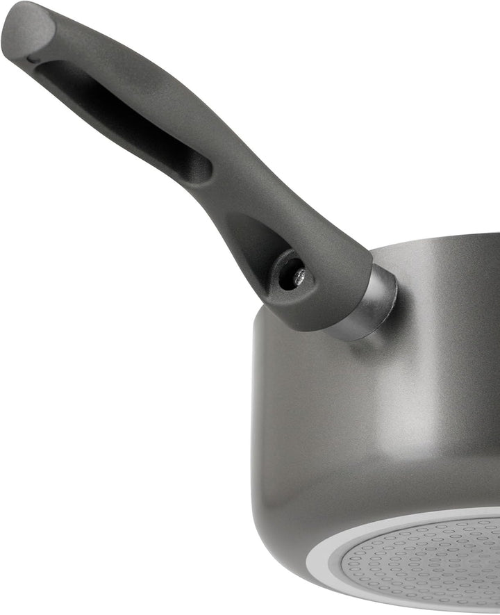 Crealys 539348 Aluminium-Kasserolle Autan Ø 18 cm, Höhe 8,5 cm – gesunde Antihaftbeschichtung aus Ke
