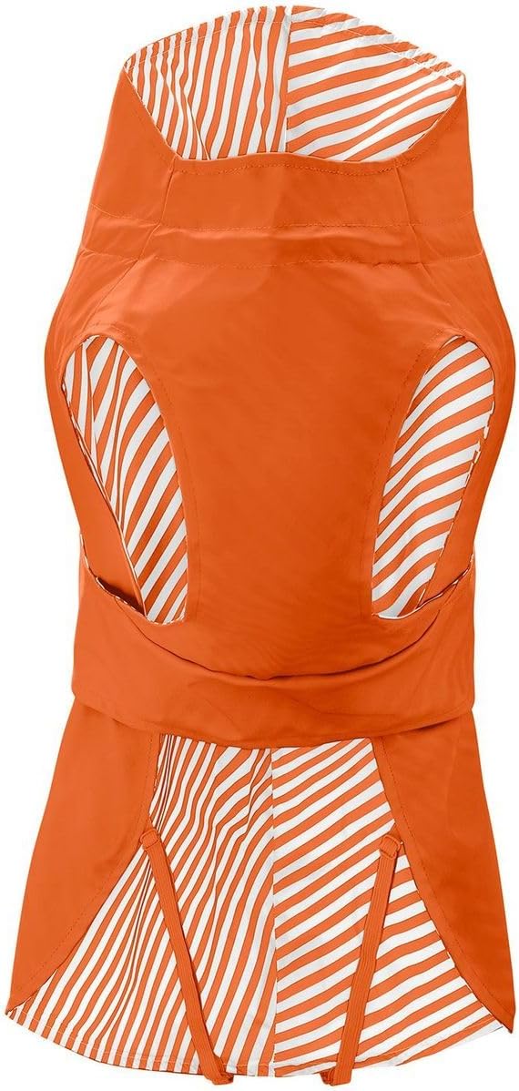 HUNTER Hunde-Regenmantel Milford, Farbe: orange, ergonomische Passform für optimalen Schutz, individ