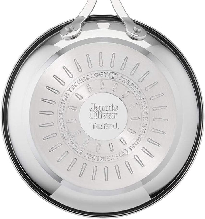 Tefal Jamie Oliver Edelstahl-Bratpfanne, antihaftbeschichtet, 20 cm, induktionsgeeignet 20 cm Frying