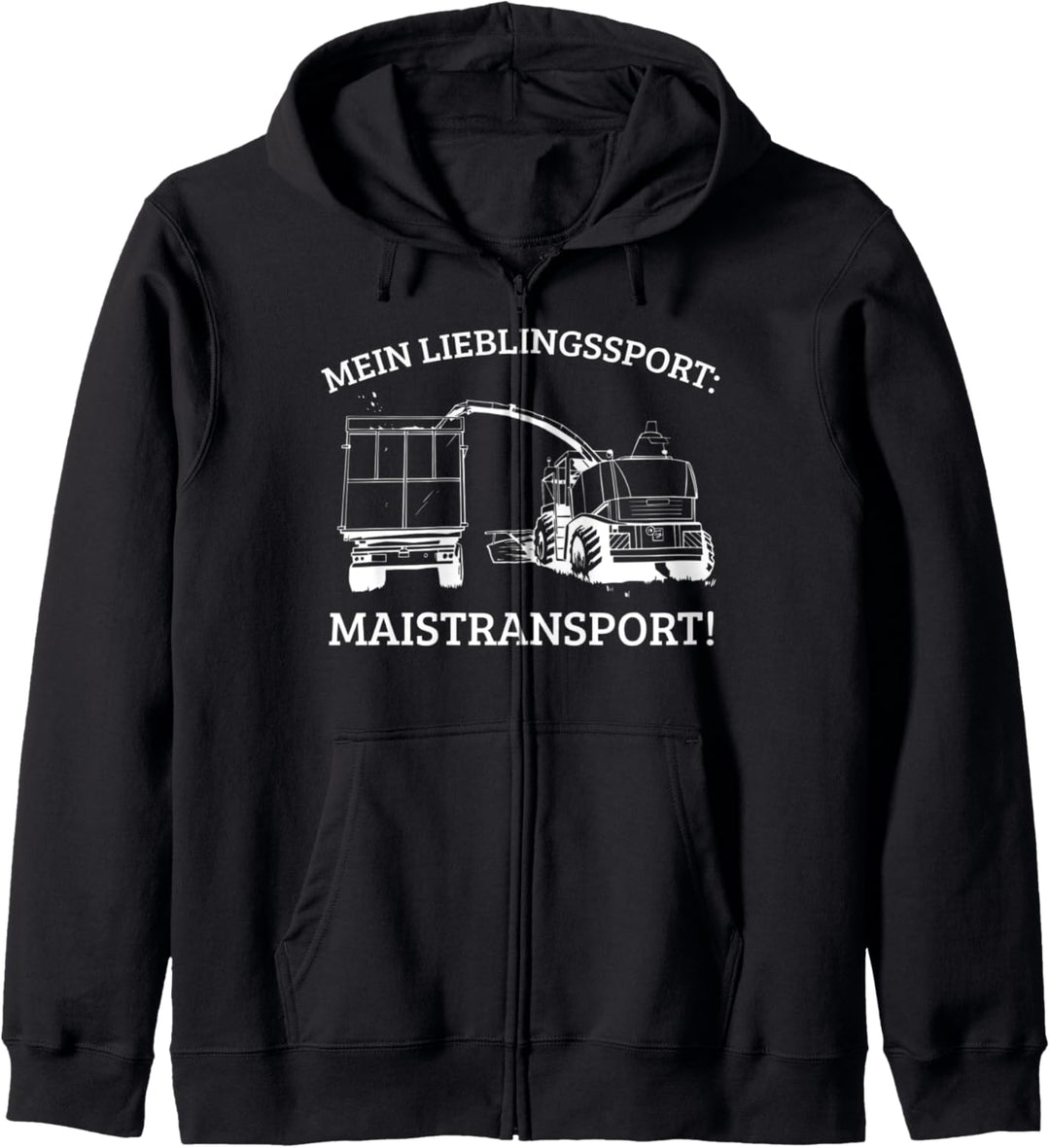 Lieblingssport Maistransport | Maissaison Häcksler Traktor Kapuzenjacke
