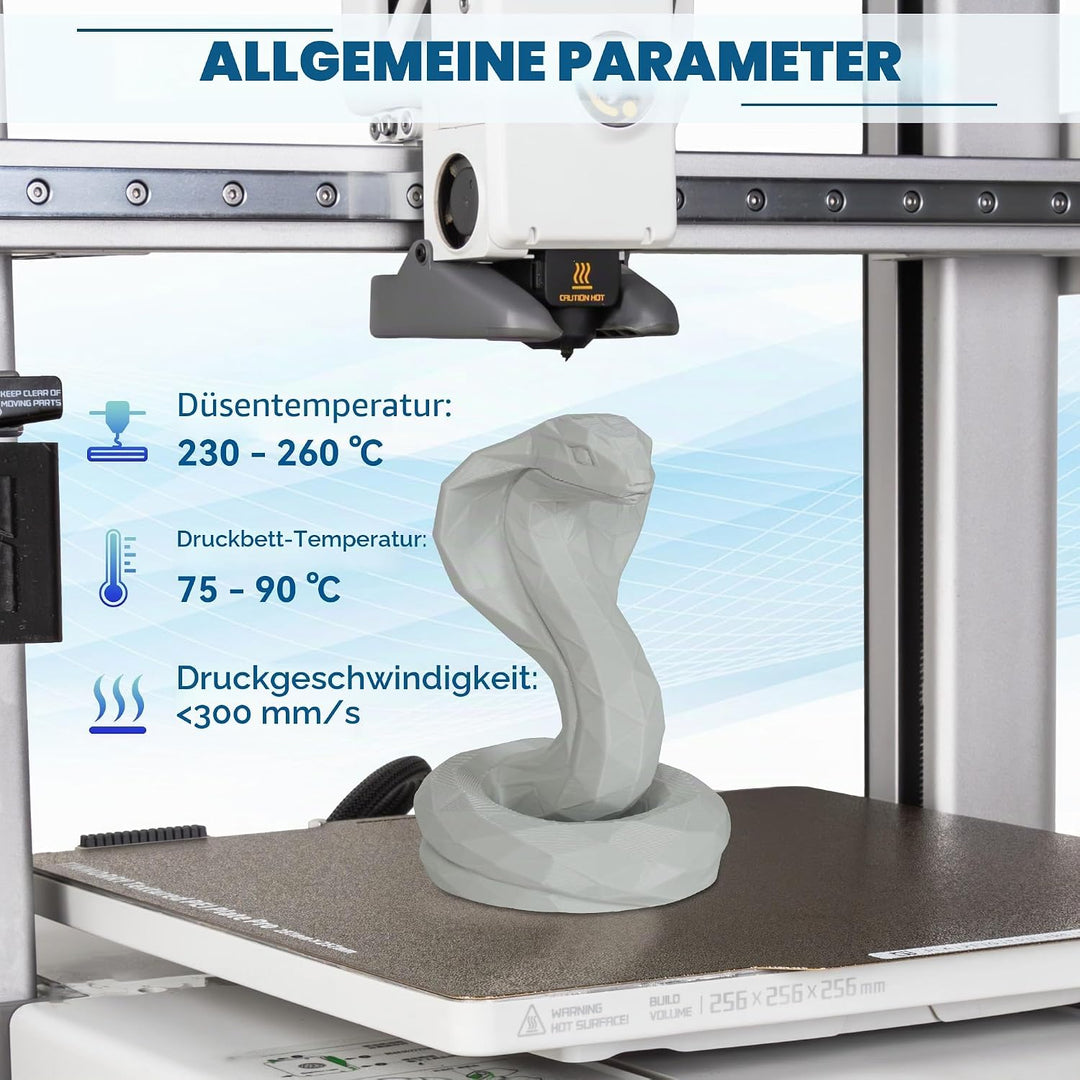 PETG Filament 1.75mm, TINMORRY Rapid PETG-Eco 3D Druck Filament, Kompatibel mit Bambu Lab/Creality K