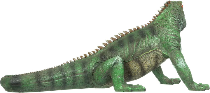 Design Toscano Iggy der Leguan Gartenstatue, Polyresin, Vollfarbe, 24 x 56 x 22 cm 24x56x24 cm, 24x5