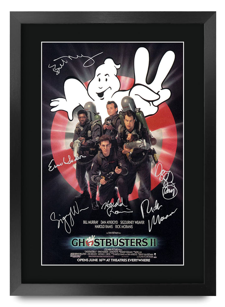 HWC Trading FR A3 Ghostbusters 2 Bill Murray, Dan Aykroyd Gifts gedrucktes Poster, signiertes Autogr