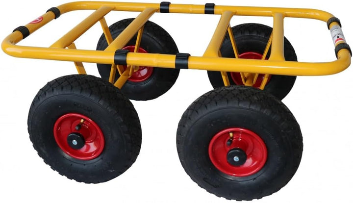 Ravendo Plattenwagen Transportwagen Dolly 4 Rad 300 Kg TD 300-4W Schwerlast Lasten Karre Transportka
