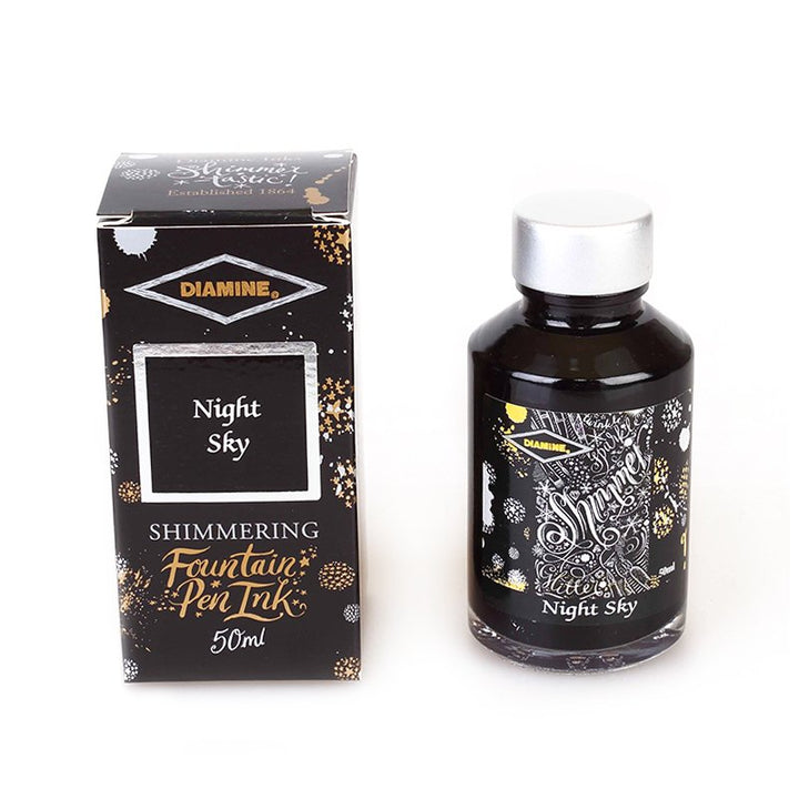 Diamine - Schimmernde Füllhalter-Tinte, Night Sky 50ml