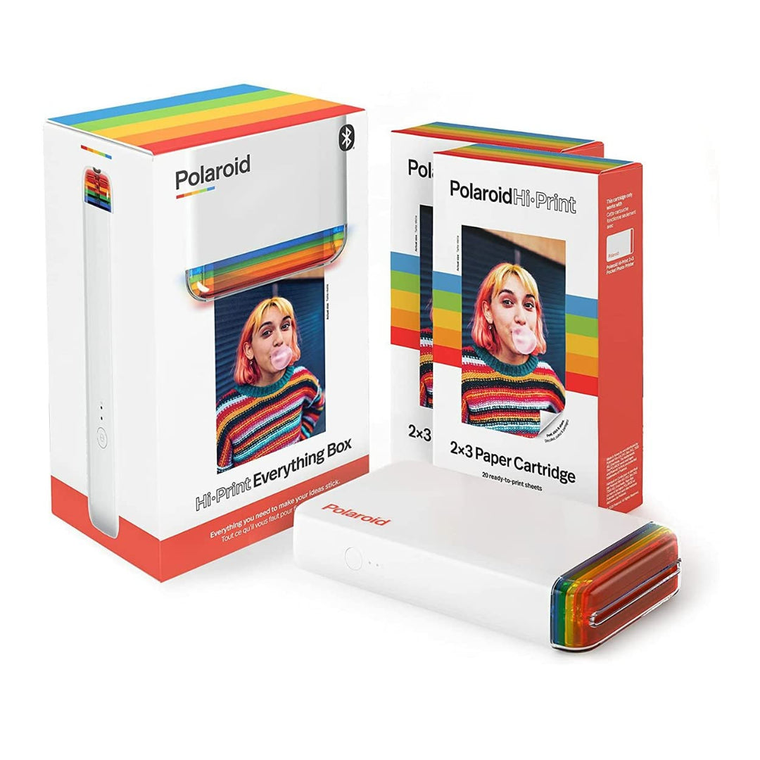 Polaroid - Polaroid Hi-Print Drucker und Papier Bundle - Bluetooth Pocket Photo Printer + Paper Doub