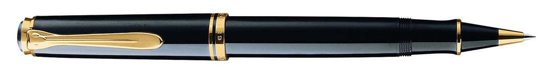 Pelikan 986356 Tintenroller Souverän R 800, 1 Stück, schwarz, Schwarz