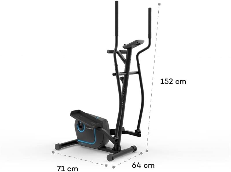 Klarfit Myon Cycle Heimtrainer Fahrrad - Ergometer Fahrrad mit 12 kg Schwungmasse, Hometrainer mit P