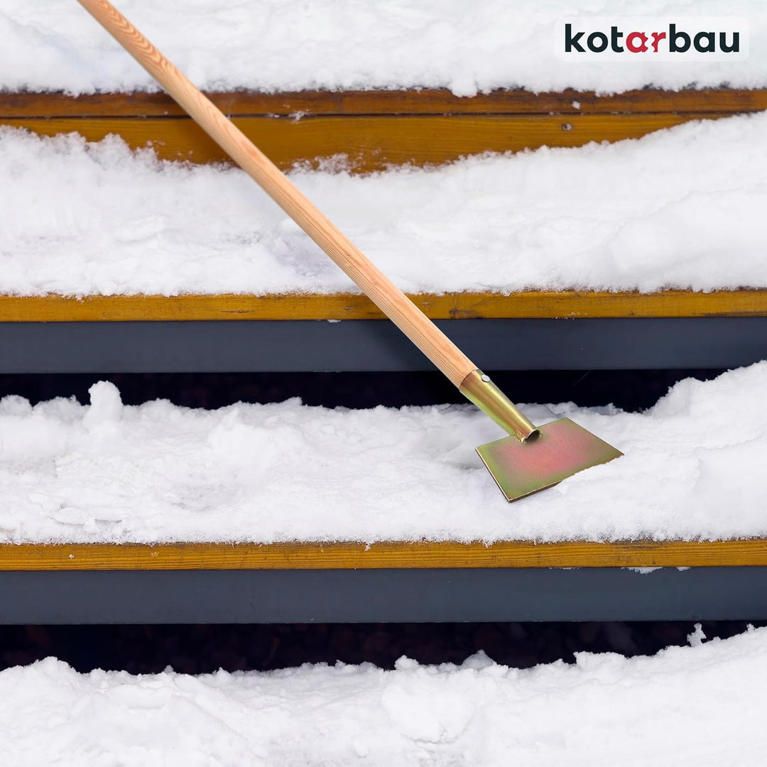 KOTARBAU® Eisschaber 170 x 150 mm Eisstösser aus Verzinkter StahlEeisscharre Eishacker Eisstösser Ga