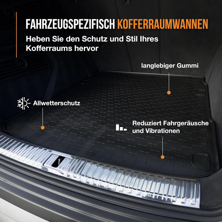 Travall CargoMat Liner Kofferraumwanne Kompatibel Mit Ford Mondeo Kombi (2000-2007) TBM1022 - Massge