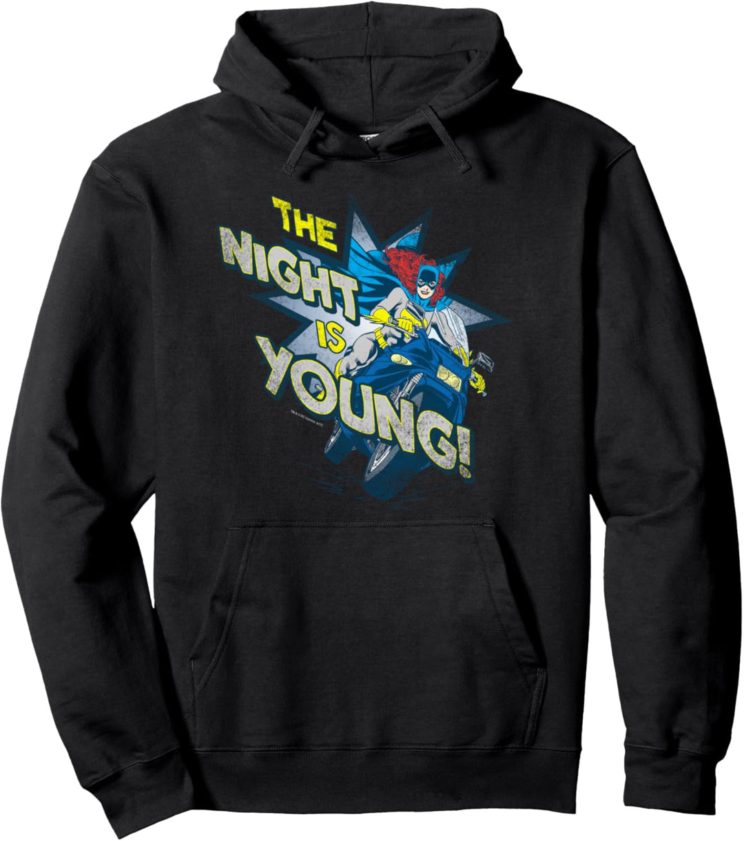 Batgirl The Night Is Young Pullover Hoodie