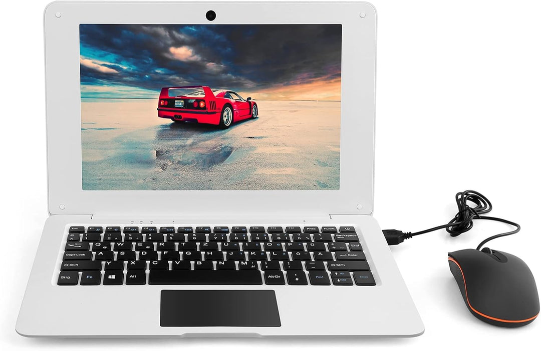 Bigmachine Computer Laptop Mini 10,1 Zoll 32 GB Windows 10 ultradünnes und leichtes Netbook Quad Cor