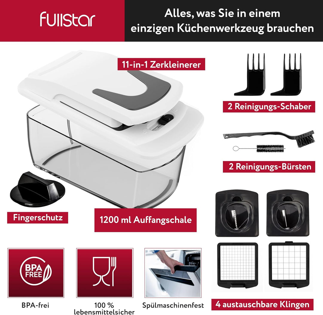 Gemüseschneider Spiralschneider Gemüsehobel - Gemüse Schneider Zwiebelschneider Kartoffelschneider O