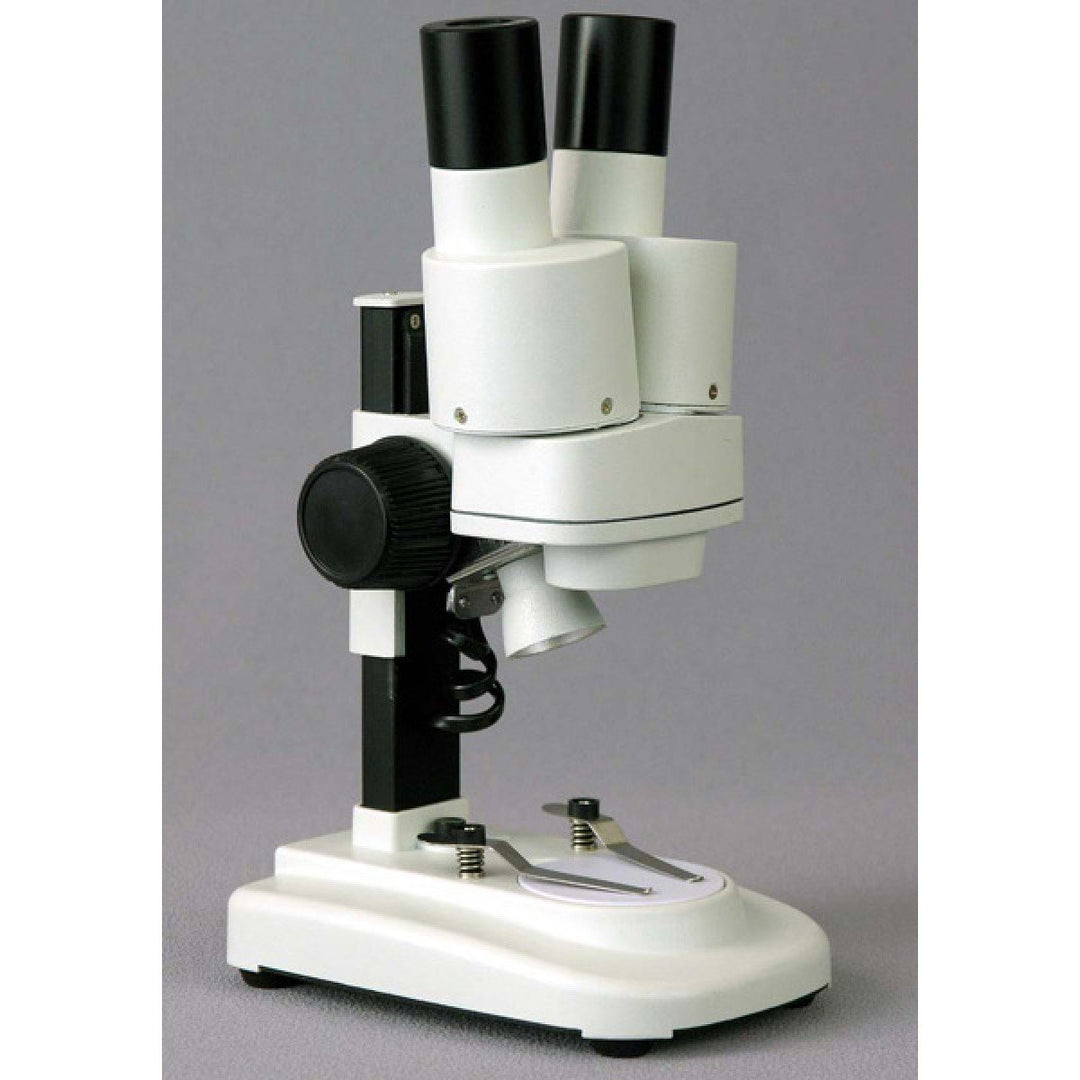 AmScope SE100 Kids Tragbares Binokulares Stereomikroskop, Okulare WF10x, 20-fache Vergrösserung, Wol