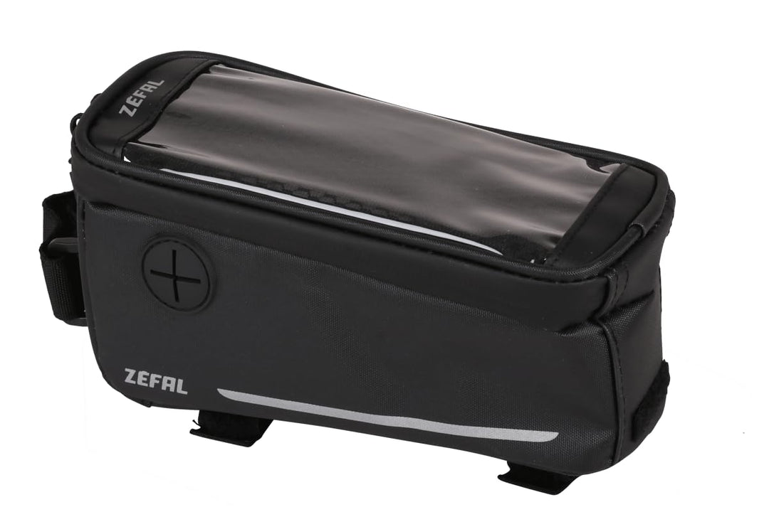 ZEFAL Console Pack T1 - Rahmentasche mit integrierter Smartphone-Halterung - schwarz, 185x90x95mm, 0
