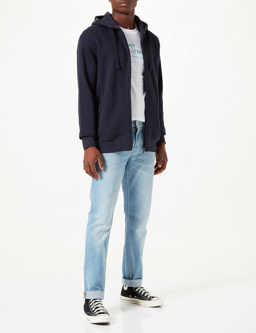 HRM Herren Premium Hooded Jacket I Fair Trade Kapuzenjacke, 320 g/m² I Aus 70% Baumwolle & 30% recyc
